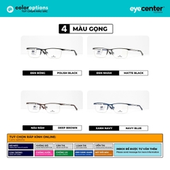 [B46] Gọng kính cận nam nữ chính hãng ZAC & CODY kim loại chống gỉ nhiều màu original.46 ST 5916 by Eye Center Vietnam