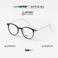 [C50] Gọng kính cận nam nữ chính hãng EYECENTER nhựa phối kim loại 83098 - 2276 by Eye Center Vietnam