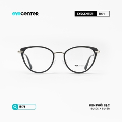[B171] Gọng kính cận mắt mèo nữ chất liệu nhựa phối kim loại chống gỉ by Eye Center Vietnam