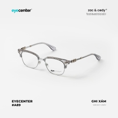 [A89] Gọng kính cận nam nữ chính hãng ZAC & CODY nhựa phối kim loại 2237 by Eye Center Vietnam