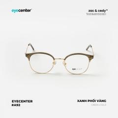 [A92] Gọng kính cận nam nữ chính hãng ZAC & CODY nhựa phối kim loại 8045 by Eye Center Vietnam
