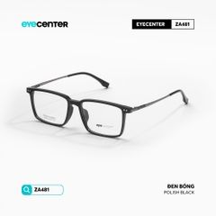 [ZA481] Gọng kính cận nam nữ chất liệu nhựa phối Titanium siêu nhẹ chống gỉ by Eye Center Vietnam