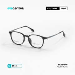 [ZA446] Gọng kính cận nam nữ chất liệu nhựa phối Titanium chống gỉ by Eye Center Vietnam
