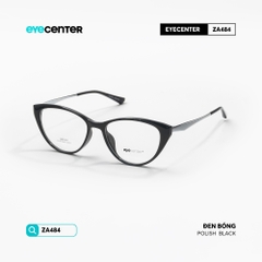 [ZA484] Gọng kính cận mắt mèo nữ chất liệu nhựa phối kim loại chống gỉ by Eye Center Vietnam