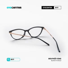 [B177] Gọng kính cận nữ mắt mèo chất liệu nhựa phối kim loại chống gỉ by Eye Center Vietnam