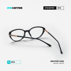 [B174] Gọng kính cận mắt mèo nữ chất liệu nhựa phối kim loại chống gỉ by Eye Center Vietnam