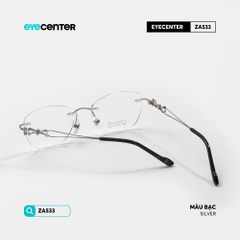 [ZA533] Gọng kính nữ không viền chất liệu Titanium chống gỉ by Eye Center Vietnam