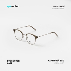 [A92] Gọng kính cận nam nữ chính hãng ZAC & CODY nhựa phối kim loại 8045 by Eye Center Vietnam