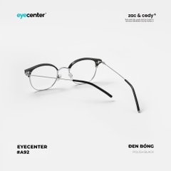 [A92] Gọng kính cận nam nữ chính hãng ZAC & CODY nhựa phối kim loại 8045 by Eye Center Vietnam