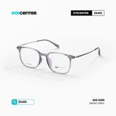 [ZA455] Gọng kính cận nam nữ chất liệu nhựa phối Titanium chống gỉ siêu nhẹ by Eye Center Vietnam