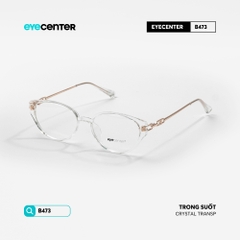 [B473] Gọng kính cận mắt mèo nữ chất liệu nhựa phối kim loại chống gỉ by Eye Center Vietnam