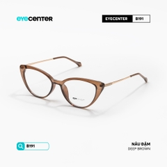 [B191] Gọng kính cận nữ chính hãng EYECENTER nhựa phối kim loại by Eye Center Vietnam