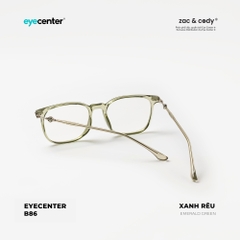 [B86] Gọng kính cận nam nữ chính hãng ZAC & CODY nhựa phối kim loại EC 83020 by Eye Center Vietnam