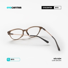 [B173] Gọng kính cận mắt mèo nữ chất liệu nhựa phối kim loại by Eye Center Vietnam
