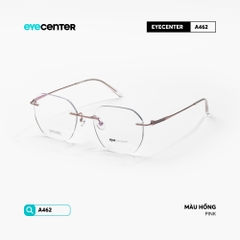 [VA462] Gọng kính cận không viền nam nữ chất liệu Titanium siêu nhẹ chống gỉ  by Eye Center Vietnam