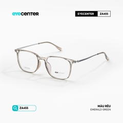 [ZA455] Gọng kính cận nam nữ chất liệu nhựa phối Titanium chống gỉ siêu nhẹ by Eye Center Vietnam
