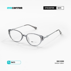 [B473] Gọng kính cận mắt mèo nữ chất liệu nhựa phối kim loại chống gỉ by Eye Center Vietnam