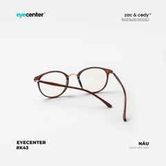 [K43]Gọng kính cận nữ chính hãng EYECENTER nhựa dẻo chống gãy siêu nhẹ  EK 520 by Eye Center Vietnam
