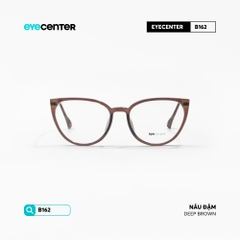 [B162] Gọng kính cận mắt mèo nữ chính hãng STUDIO MUKU chất liệu nhựa phối kim loại by Eye Center Vietnam