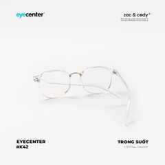 [K42]Gọng kính cận nữ chính hãng EYECENTER nhựa dẻo chống gãy siêu nhẹ  EK 519 by Eye Center Vietnam