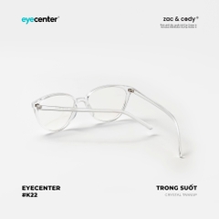 [K22] Gọng kính cận nữ chính hãng EYECENTER dáng mắt mèo nhựa dẻo chống gãy K22 EK 2360 by Eye Center Vietnam