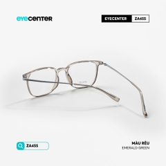 [ZA455] Gọng kính cận nam nữ chất liệu nhựa phối Titanium chống gỉ siêu nhẹ by Eye Center Vietnam