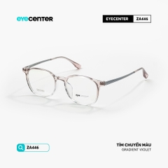 [ZA446] Gọng kính cận nam nữ chất liệu nhựa phối Titanium chống gỉ by Eye Center Vietnam