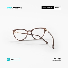 [B162] Gọng kính cận mắt mèo nữ chính hãng STUDIO MUKU chất liệu nhựa phối kim loại by Eye Center Vietnam