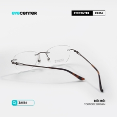 [ZA534] Gọng kính nữ không viền chất liệu Titanium chống gỉ by Eye Center Vietnam