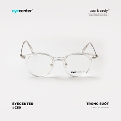 [C50] Gọng kính cận nam nữ chính hãng EYECENTER nhựa phối kim loại 83098 - 2276 by Eye Center Vietnam