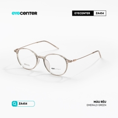 [ZA454] Gọng kính cận nam nữ chất liệu nhựa phối Titanium chống gỉ siêu nhẹ by Eye Center Vietnam