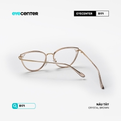 [B171] Gọng kính cận mắt mèo nữ chất liệu nhựa phối kim loại chống gỉ by Eye Center Vietnam