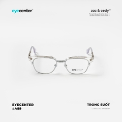 [A89] Gọng kính cận nam nữ chính hãng ZAC & CODY nhựa phối kim loại 2237 by Eye Center Vietnam