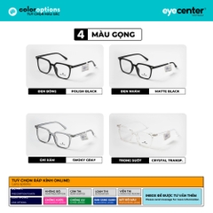 [B74] Gọng kính cận nam nữ chính hãng ZAC & CODY nhựa dẻo chống gãy cao cấp ZC TR17107  by Eye Center Vietnam