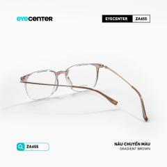 [ZA455] Gọng kính cận nam nữ chất liệu nhựa phối Titanium chống gỉ siêu nhẹ by Eye Center Vietnam