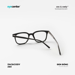 [A83] Gọng kính cận chính hãng ZAC & CODY lõi thép chống gãy 72022 by Eye Center Vietnam