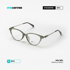 [B173] Gọng kính cận mắt mèo nữ chất liệu nhựa phối kim loại by Eye Center Vietnam