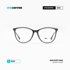 [B230] Gọng kính cận nữ mắt mèo chất  liệu nhựa phối kim loại chống gỉ by Eye Center Vietnam