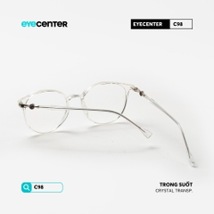 [C98] Gọng kính cận kim loại nam nữ EYECENTER lõi thép chống gãy by Eye Center Vietnam