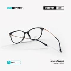 [VA423] Gọng kính cận mắt mèo nữ chất liệu nhựa phối kim loại chống gỉ by Eye Center Vietnam