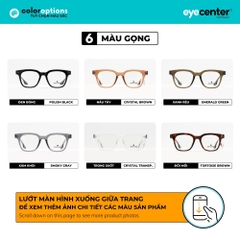 [A68 - GLASSHOLIC - RYAN]Gọng kính cận nam nữ chính hãng ZAC & CODY lõi thép chống gãy cao cấp ZC 9104 - H423 - 8131  by Eye Center Vietnam