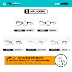 [C60] Gọng kính cận nam nữ chính hãng ZAC & CODY lõi thép chống gãy nhiều màu casual.60 ZC 8245 by Eye Center Vietnam