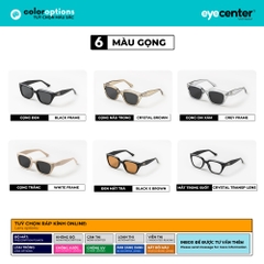 [S62] Kính mát Crystal UV chính hãng EYECENTER nhiều màu 2350