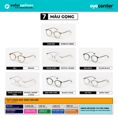 [A126] Gọng kính cận nam nữ chính hãng EYECENTER nhiều màu 2663