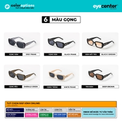 [S61] [20309 - 58040 ] Kính mát Crystal UV chính hãng EYECENTER nhiều màu 58040