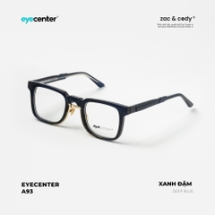 [A93] Gọng kính cận nam nữ chính hãng ZAC & CODY lõi thép chống gãy 5555 by Eye Center Vietnam