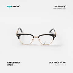 [A89] Gọng kính cận nam nữ chính hãng ZAC & CODY nhựa phối kim loại 2237 by Eye Center Vietnam