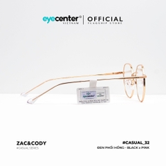 [C32] Gọng kính cận nữ chính hãng ZAC & CODY kim loại chống gỉ nhiều màu casual.32  ZC D29115 by Eye Center Vietnam