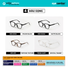 [K46] Gọng kính cận nam nữ chính hãng EYECENTER nhựa dẻo nhiều màu G02