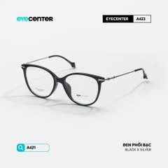 [VA423] Gọng kính cận mắt mèo nữ chất liệu nhựa phối kim loại chống gỉ by Eye Center Vietnam